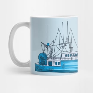 Old Fishing Boat Mug